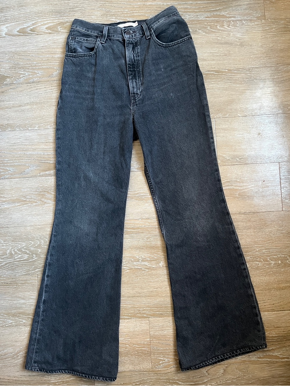 Levi's Black “70’s HIGH FLARE” Jeans